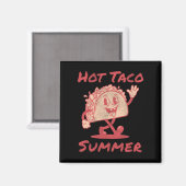 Aimant Été Taco Chaud (Recto/Verso)