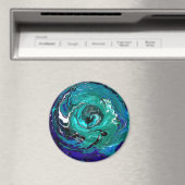 Aimant Éternité bleue | Art Abstrait (In Situ (Lave-vaisselle))