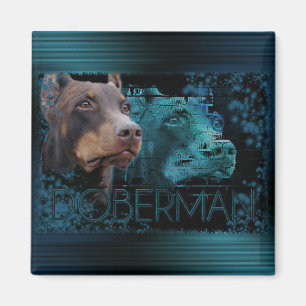 Aimant Éternité - dobermann