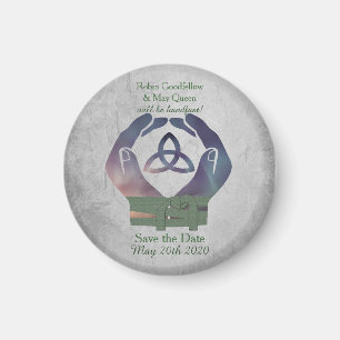 Aimant Eternity Handfasting Enregistrer l'aimant Date