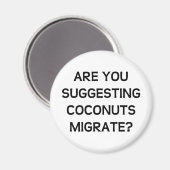 Aimant Êtes-Vous Des Noix De Coco ? (Recto/Verso)