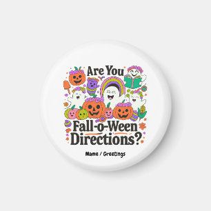 Aimant Êtes-Vous Tombé O Ween Directions Enseignant Hallo