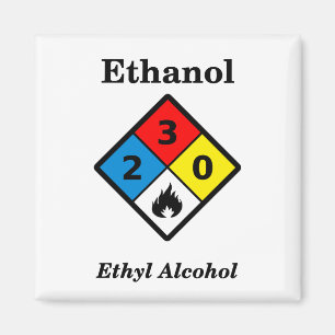Aimant Ethanol MSDS Warning Symbol