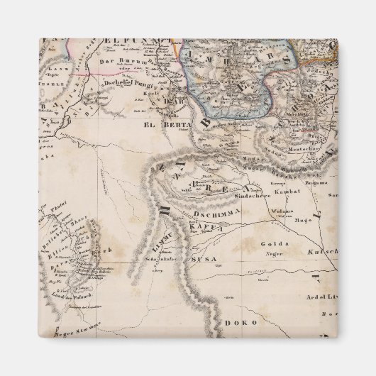 Aimant Éthiopie, Somalie, Afrique (Devant)