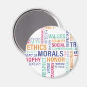 Aimant "Éthique des affaires" (Recto/Verso)