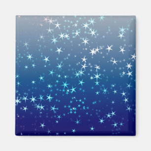 Aimant Étincelles de Noël Stars Ciel bleu