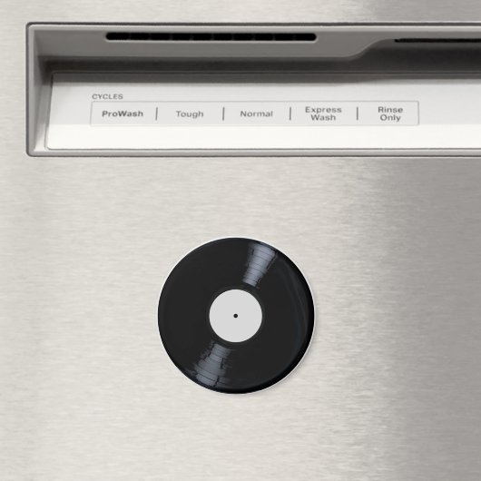 Aimant Étiquette blanc vierge (In Situ (Lave-vaisselle))