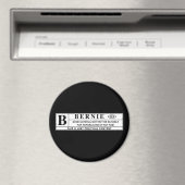 Aimant Étiquette d'avertissement Bernie Sanders (In Situ (Lave-vaisselle))