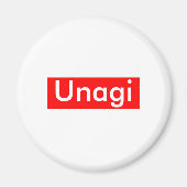 Aimant Étiquette Unagi (Devant)