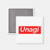 Aimant Étiquette Unagi (Recto/Verso)