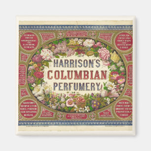 Aimant Étiquette vintage de parfum