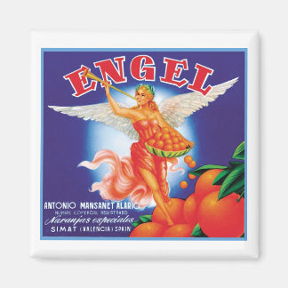 Aimant Étiquette vintage Engel Fruit Crate