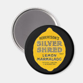 Aimant Étiquette vintage Lemon Marmalade (Recto/Verso)