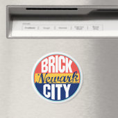 Aimant Étiquette Vintage Newark (In Situ (Lave-vaisselle))