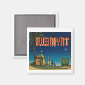 Aimant Étiquette Vintage Rubaiyat (Recto/Verso)