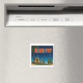 Aimant Étiquette Vintage Rubaiyat (In Situ (Lave-vaisselle))
