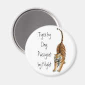 Aimant Étirement de l'aimant tigre du Bengale (Recto/Verso)