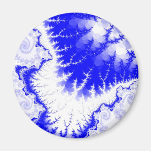 Aimant Étoile à Plumes Bleues
