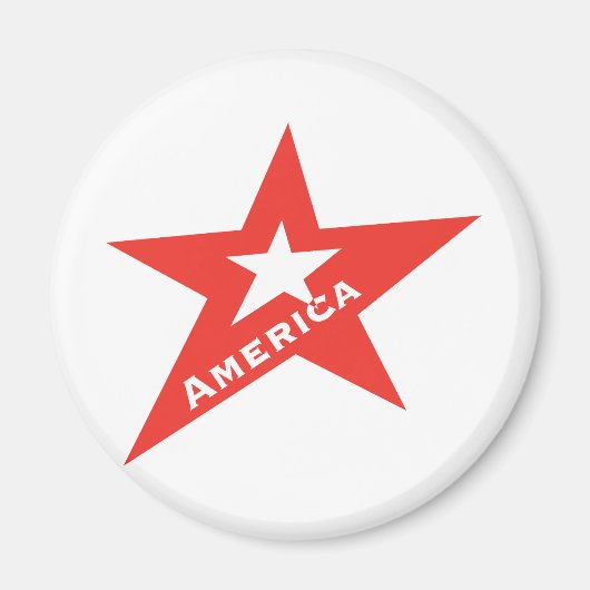 Aimant Étoile américaine (Devant)