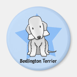 Aimant Étoile Bedlington Terrier de Kawaii