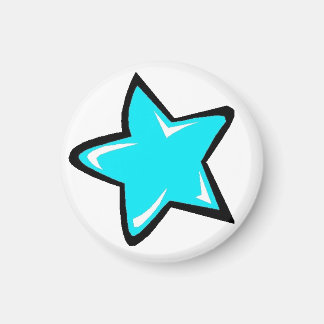 Aimant Étoile bleue 2