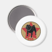 Aimant Étoile carlin (Recto/Verso)