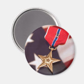 aimant étoile de bronze (Recto/Verso)