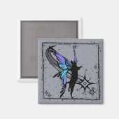 Aimant Étoile de chat cosmique (Recto/Verso)