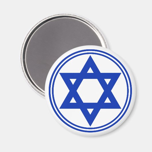 Aimant Étoile de David (Recto/Verso)