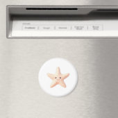 Aimant Étoile de mer rose mignonne (In Situ (Lave-vaisselle))