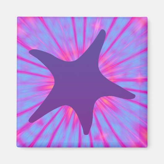 Aimant Étoile de mer violette (Devant)