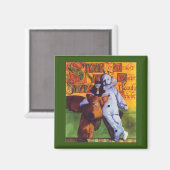 Aimant ÉTOILE DE MERVEILLEUSE Carré / Vert (Recto/Verso)