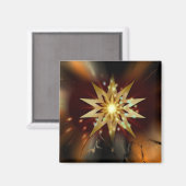 Aimant étoile de Noël (Recto/Verso)