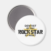 Aimant Étoile de rock dentaire par nuit (Recto/Verso)