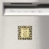 Aimant Étoile D'Or De David (In Situ (Lave-vaisselle))