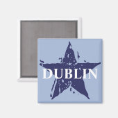 Aimant étoile DUBLIN (Recto/Verso)