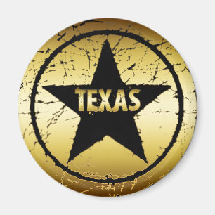 AIMANT ÉTOILE GRUNGE DE STYLE DU TEXAS