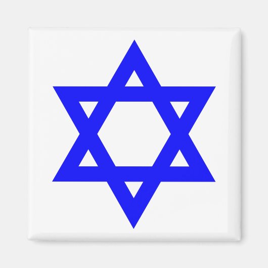 Aimant ✡︎ Étoile juive de David (Devant)