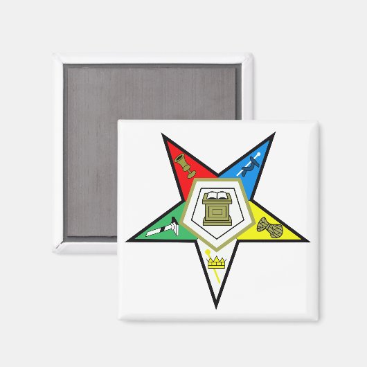 Aimant Étoile orientale (Recto/Verso)