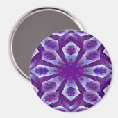 Aimant Étoile psychédélique violette... (Recto/Verso)