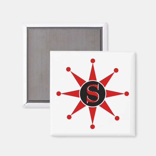 Aimant Étoile rétro (Recto/Verso)