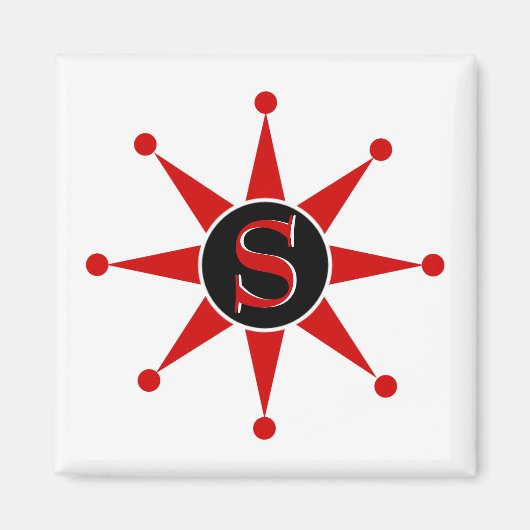 Aimant Étoile rétro (Devant)