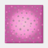 Aimant étoile rose et gris (Devant)