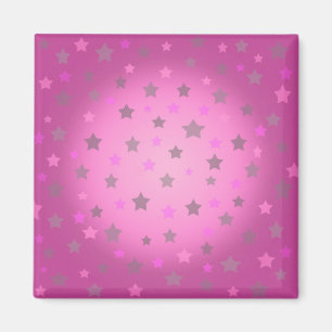 Aimant étoile rose et gris