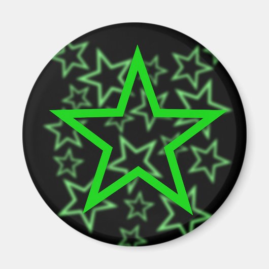 Aimant étoile verte (Devant)