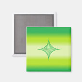 Aimant étoile verte (Recto/Verso)