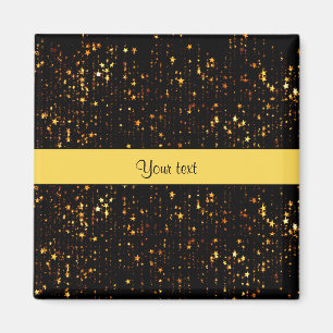 Aimant Étoiles brillantes de Noël or