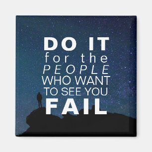 Aimant Étoiles de motivation de succès de citation