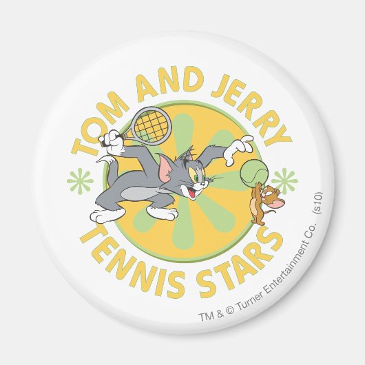 Aimant Étoiles de tennis Tom et Jerry 5 (Devant)