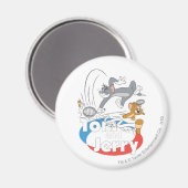 Aimant Étoiles de tennis Tom et Jerry 7 (Recto/Verso)